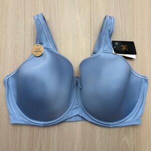 Wacoal T-Shirt Bra 40DD Basic Beauty Spacer Underwire 853192 Blue NEW MSRP $65